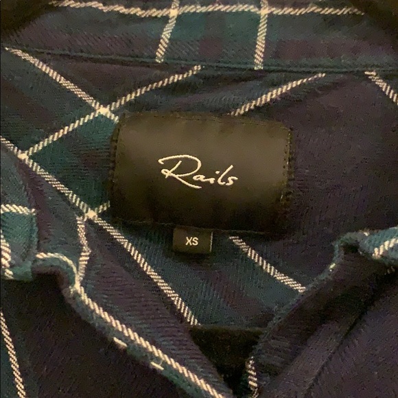Rails midnight forest plaid shirt XS - Picture 4 of 5